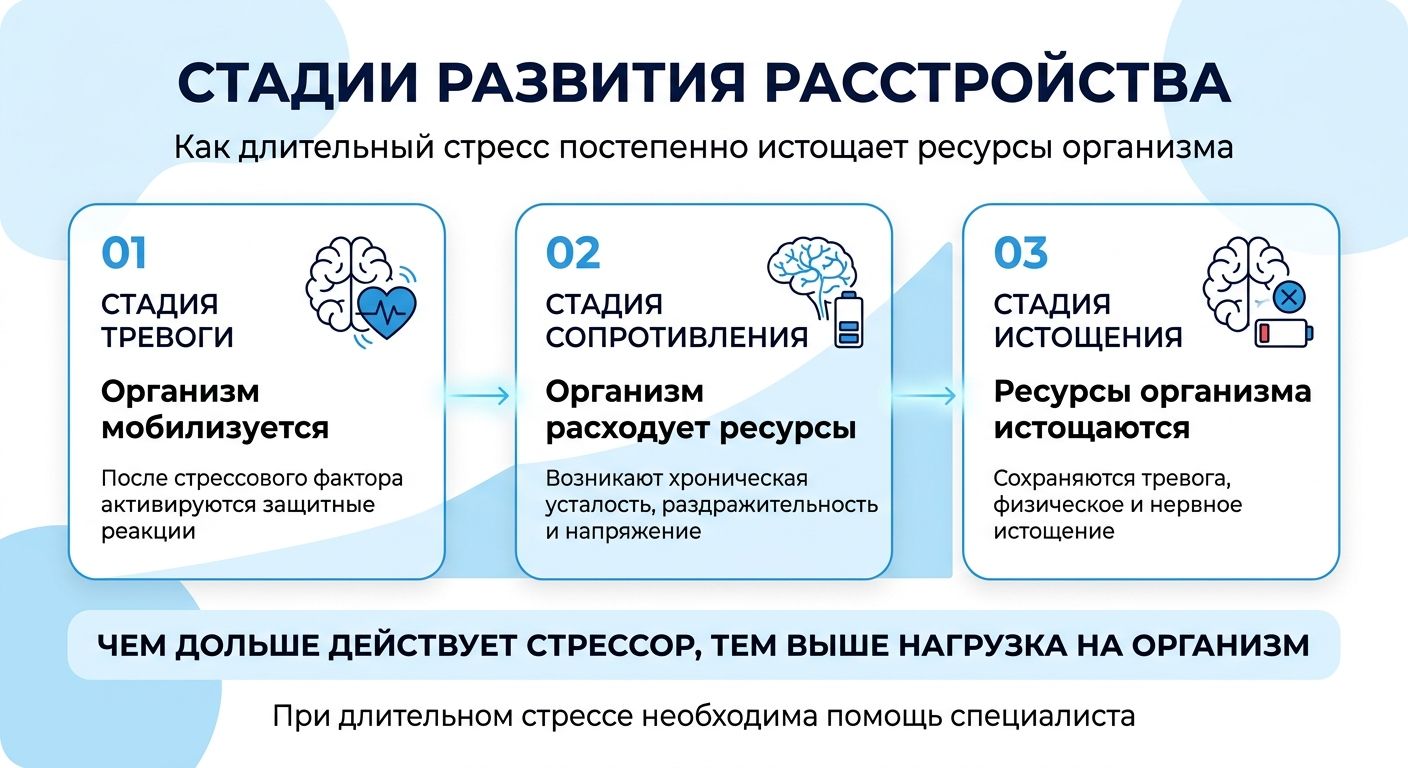 Лечение стресса в Изобильном инфографика