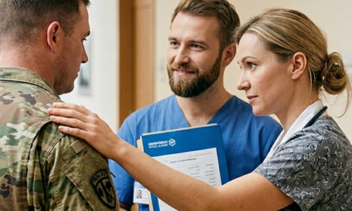 Участник СВО в клинике